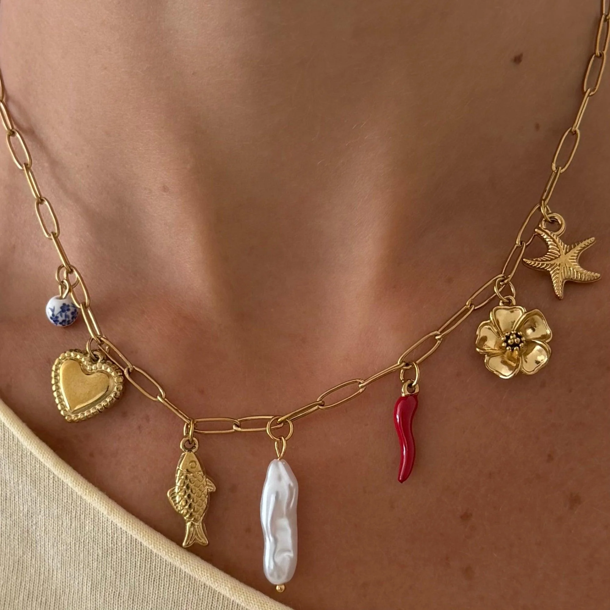 Saltwater Babe Charm Necklace - Image 2