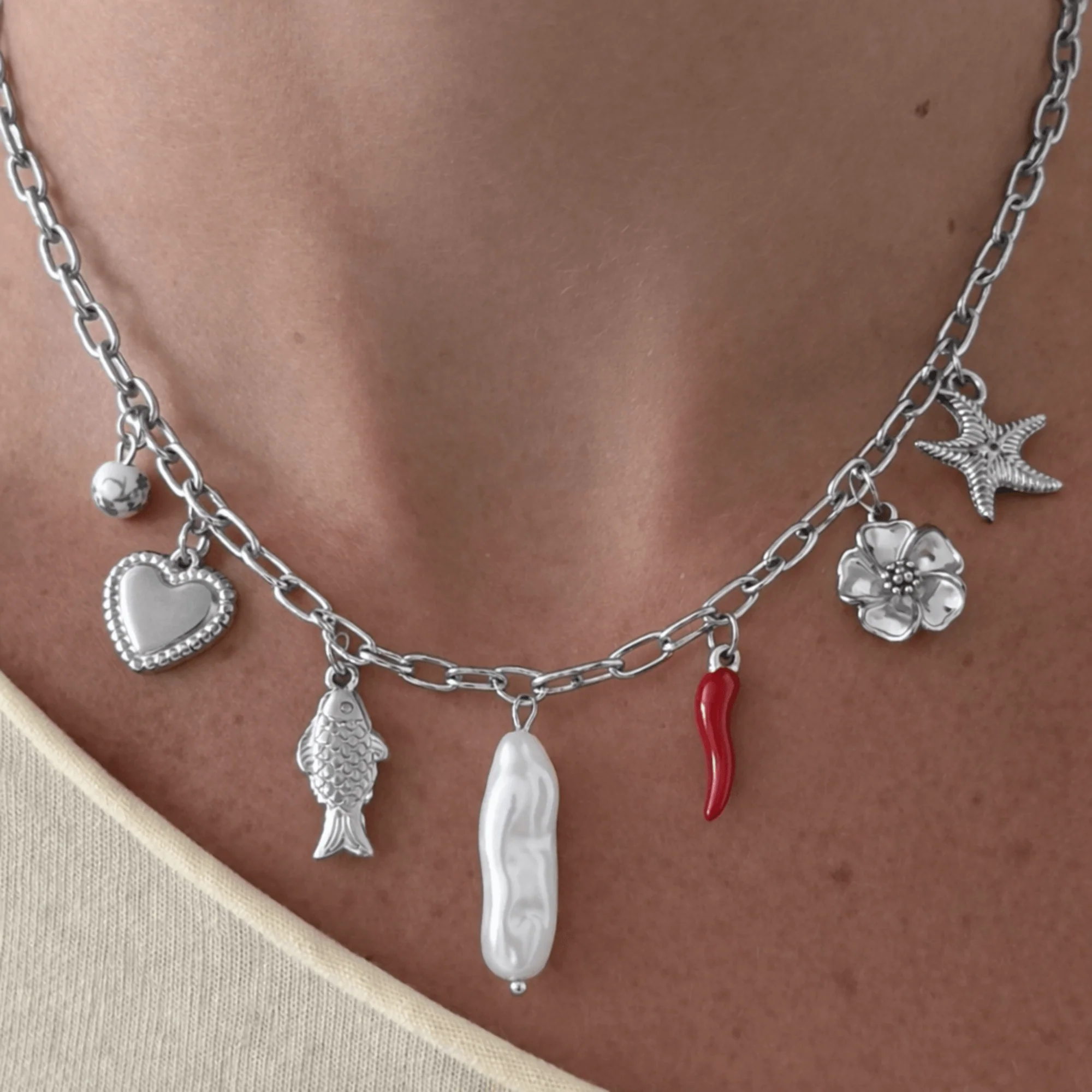 Saltwater Babe Charm Necklace - Image 3