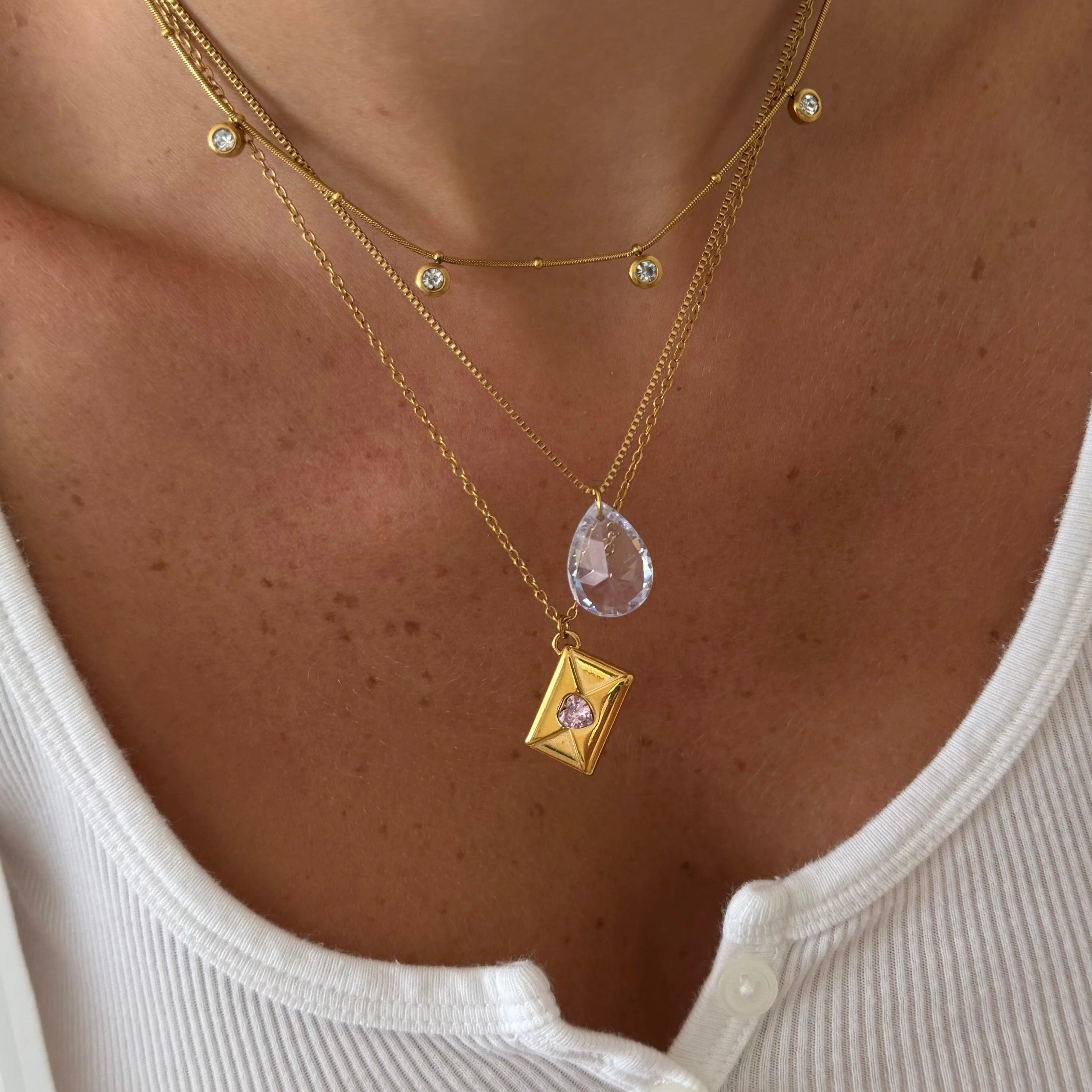 Shine Drop Necklace - Image 3