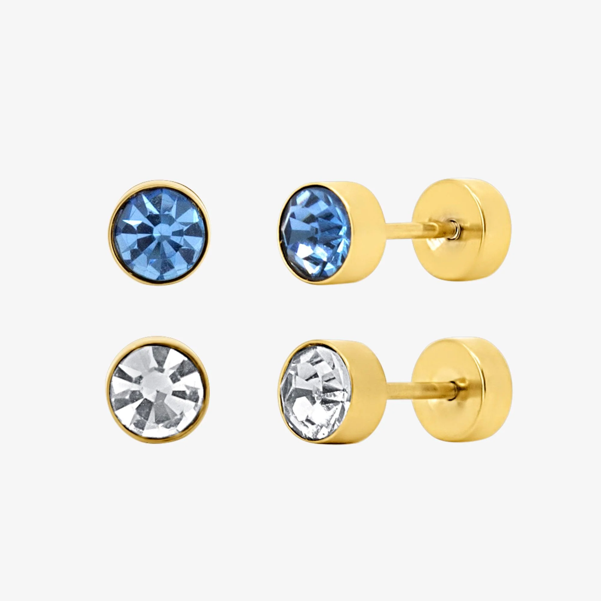 Siren Babe Flat Back Earrings 2 Piece Set - Image 2