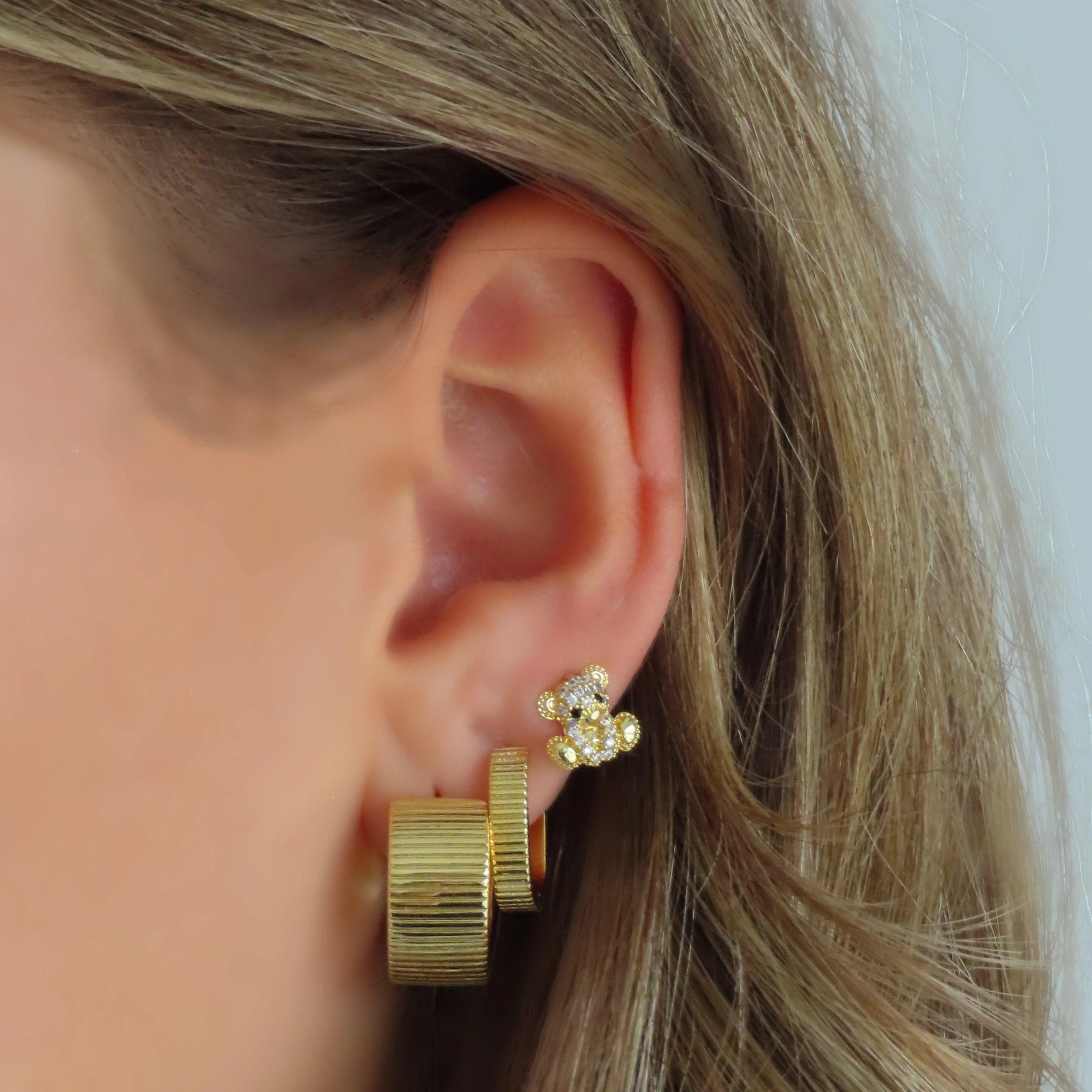 Teddy Bear Earrings - Image 2