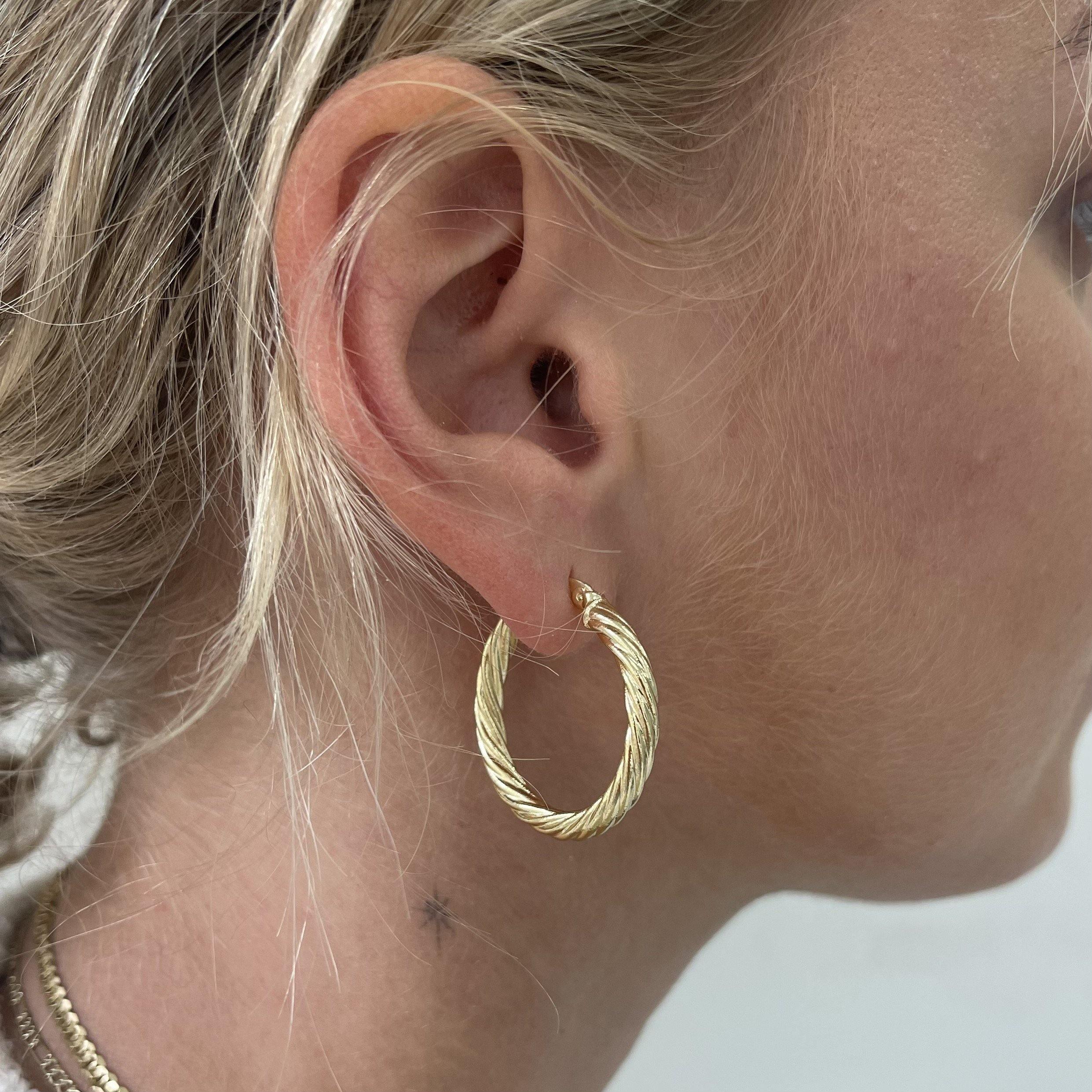 Thinkin' Bout You Hoop Earrings - Image 3