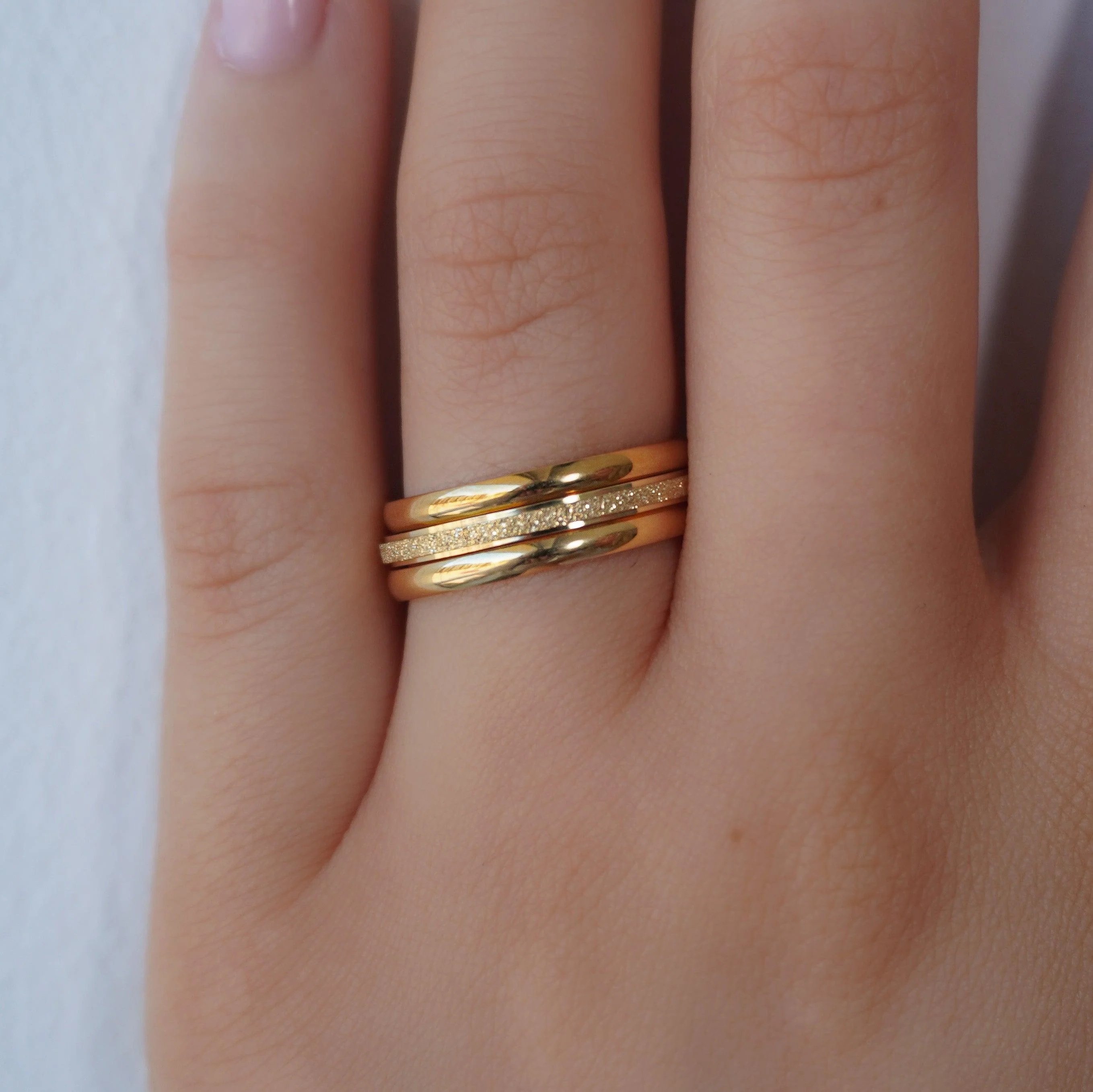 Shimmer Ring 3-Piece Set - Image 4