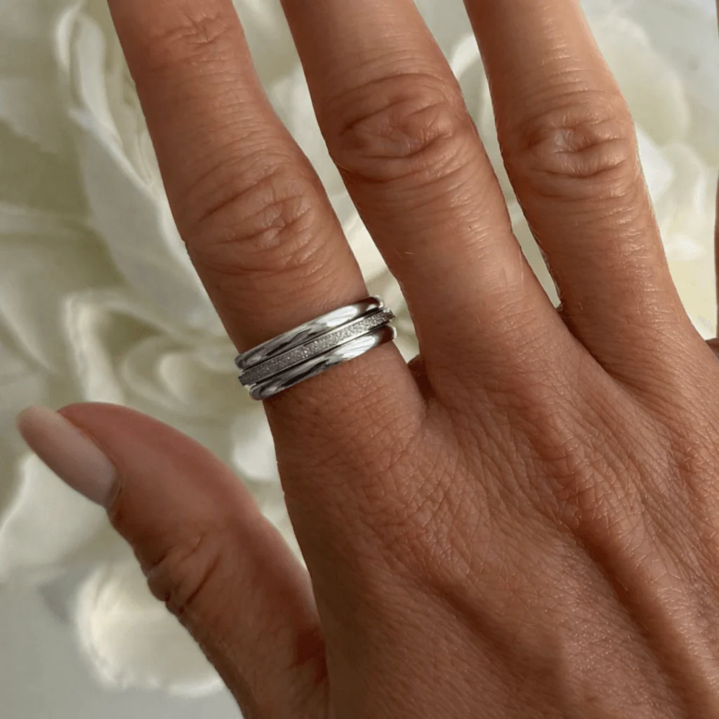 Shimmer Ring 3-Piece Set - Image 5