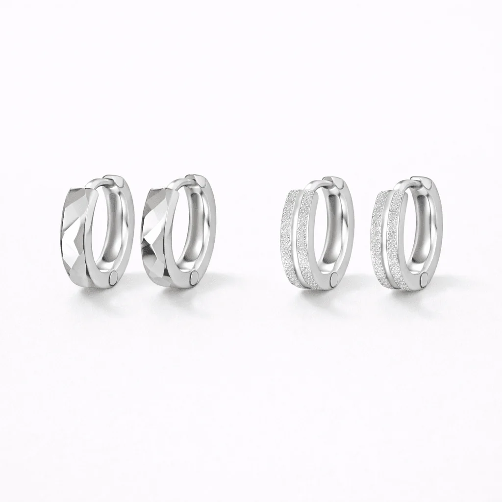 Twice As Nice Hoop 2-Piece Earring Set - Image 3