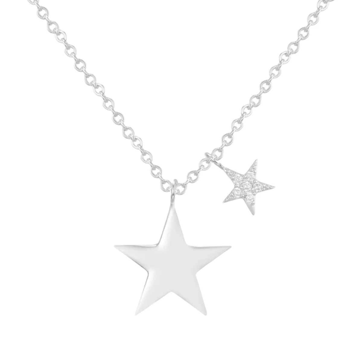 Twin Star Necklace - Image 2