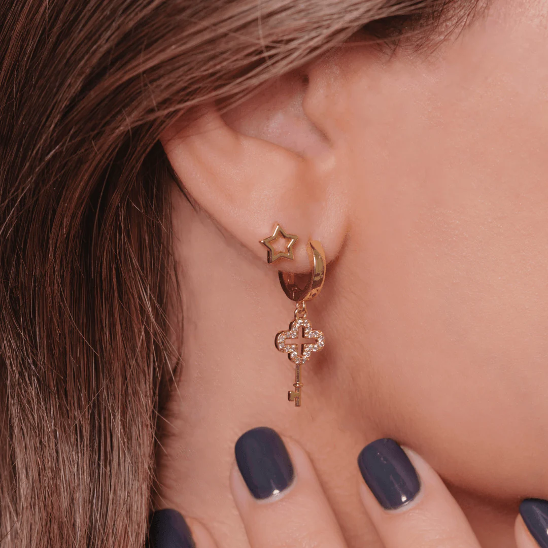 Unlock My Heart Earrings - Image 3