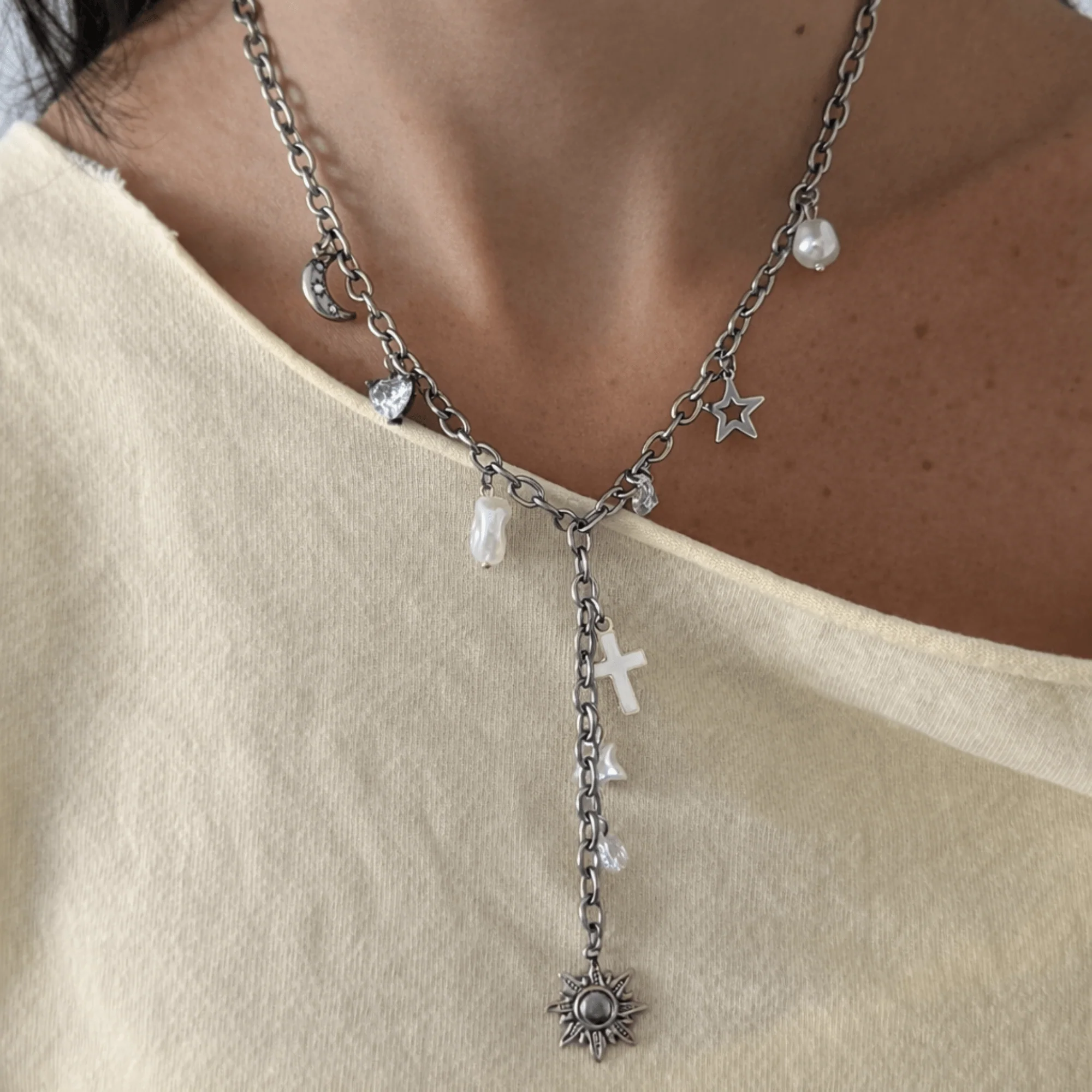 Wish Upon a Charm Lariat Necklace - Image 2