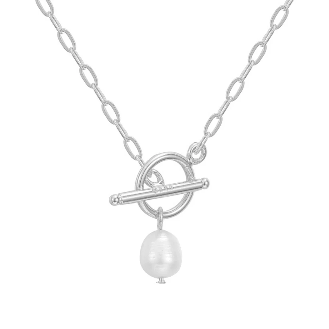 Pearl Link Necklace - Image 4